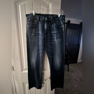 Citizens Of Humanity Deep Indigo Straight Jeans, 33x29